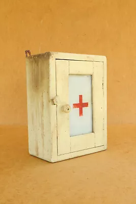 Vintage Furniture Antique Factory Medical Box First Aid Chest Cupboard 1950s • $142.90