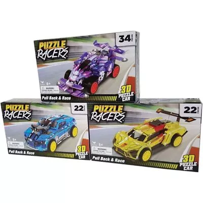 Puzzle Racers Pull Back Car Assorted - Randomly Selected • $19.99