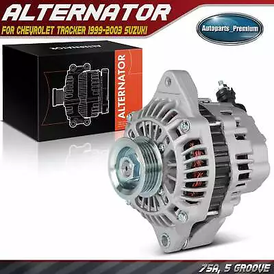 Alternator For Chevrolet Tracker Suzuki Vitara 1999-2003 75 A 12V CW 5-Groove • $89.99