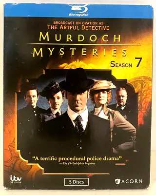 Murdoch Mysteries: Season 7 [Blu-ray] 18 Episodes On 5 Discs With Slipcover • $8.89