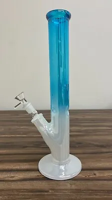 16'' Heavy 7mm Thick Glass Bong Water Pipe Hookah With Bowl • $36.99