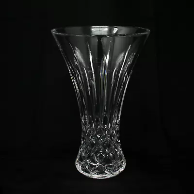 Vintage Waterford Lismore Vase Cut Crystal Hourglass Design 10  Tall • $179