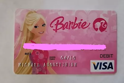 Barbie RARE Visa Debit Card - Expired - Signed Doll Collector Author Augustyniak • $9.77