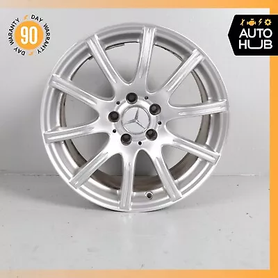 Mercedes R171 SLK350 CLK500 SLK55 AMG 8.5 X 17 17  Rear Wheel Rim Silver OEM • $203.35