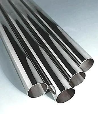 304 Stainless Steel Polish Round Tube Pipe Tubing 1/2 3/4 1 1-1/4 1-1/2 2  • $12.99