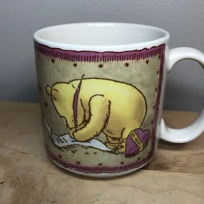 Valentine Classic WINNIE THE POOH Coffee MUG Disney Charpente LOVE LETTER • $11.99