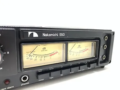 Nakamichi 550 Hifi Portable 2Head Cassette Tape Deck Vintage 1977 Work Good Look • $1218.61