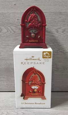 2006 Hallmark Keepsake A Christmas Broadcast Ornament Magic Sound Music & Light • $9.99