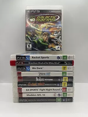 10 X PS3 Games - Playstation 3 Games Bundle - Beatles Ben 10 Ni No Kuni NFL • $56.95