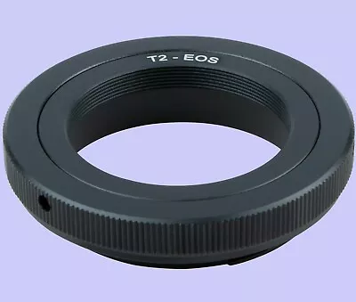 T/T2 Mount Adapter Ring For Lens To Canon EOS EF DSLR Camera 760D 50D 600D 1100D • £10.53