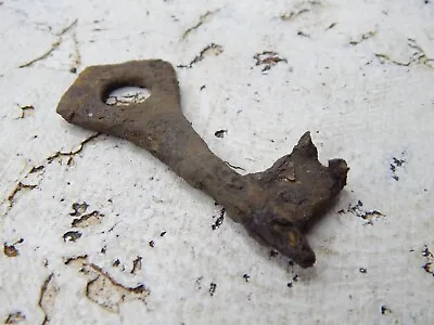 Ancient Medieval Iron Key For Chest Lock 12-14 Century #2 • $11