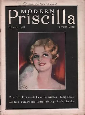 Modern Priscilla Magazine 1930 March Womans Issues/Household/Crafts Free Ship • $24.99
