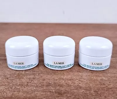 Lot Of 3 La Mer Soft Cream 3.5 Ml Sample Size New • $26.99