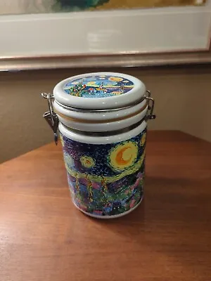 Chaleur Masters Collection Canister Vincent Van Gogh Starry Night D Burrows 8  • $25