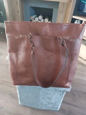 Ladies Next Leather Tote • £12