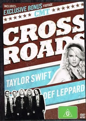 CMT: Taylor Swift & Def Leppard  - Crossroads: Live DVD MUSIC CONCERT REGION 1 • $16.98