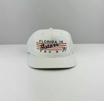 NEW/Old Stock Vintage 1991 Florida Gators VS FSU Seminoles Snapback Hat 90s • $39.99