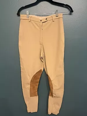 Vintage Harry Hall Riding Breeches Equestrian Pants Tan Size 28s Brown Inseam • $15