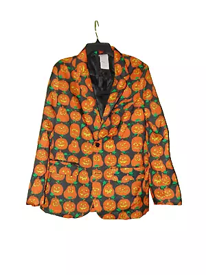 Pumpkin Themed Halloween Blazer Medium Men New • $19.80
