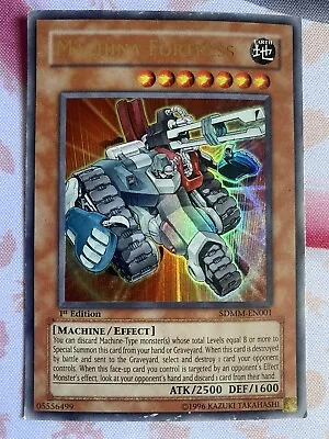 Yugioh Machina Fortress - SDMM-EN001 - Ultra Rare - 1st Edition - MP • $3.25