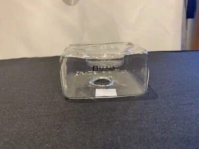 £4.50 • Buy Serax Shallow Cube Bud Vase Contemporary Glass Vase
