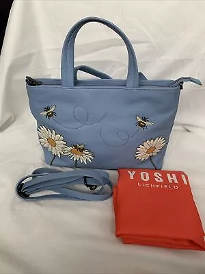 YOSHI LICHFIELD Daisies And Bees HandBag With Detachable Shoulder Strap. • £55