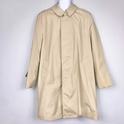 Vintage Twin-Kee Stoughton Mens Coat SZ 40 Beige Outdoor The Pacer All Weather • $55.97