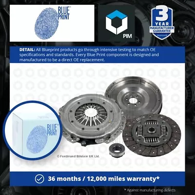 Dual To Solid Flywheel Clutch Conversion Kit Fits VW PASSAT 1.9D 98 To 05 Set • $349.32