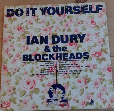 Ian Dury Do It Yourself Vinyl Lp With   Rare  Textured  Sleeve In V/g Condition • £10