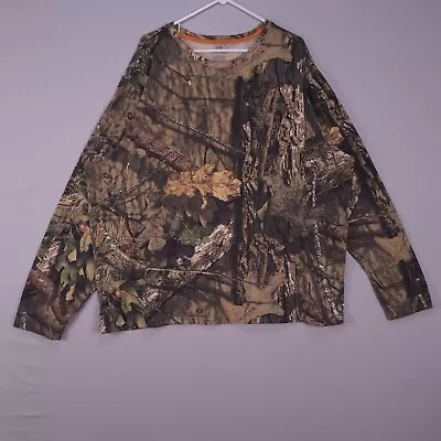 Mossy Oak Shirt Mens 2XL Break Up Country Camouflage Long Sleeve Hunting Outdoor • $11.99