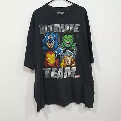 MARVEL Avengers The Ultimate Team Graphic Tee Size XXXL 3XL • £21.87