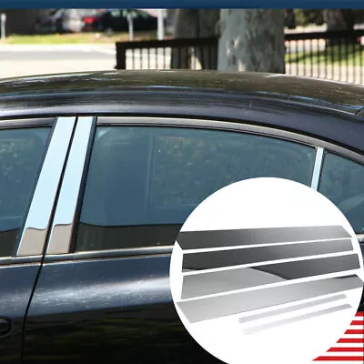 Chrome Pillar Posts For 2006-2011 Honda Civic 6pc Set Door Trim Cover Kit • $5.39