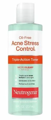 $15.99 • Buy Neutrogena Oil-Free Acne Stress Control Triple Action Toner 8 Oz