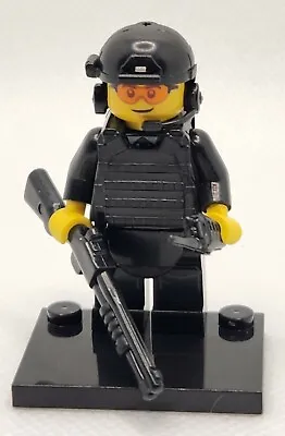 SWAT Riot Police Breacher Minifigure Made With Real LEGO® Minifigure (BR1) • $20.22