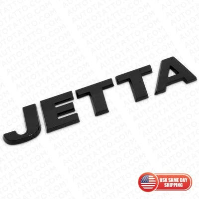 $19.99 • Buy 10-21 Volkswagen Jetta Rear Truck Lid Nmaeplate Badge Emblem Black