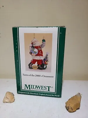 Vintage Santa Of The 2000’s Of Midwest Of Cannon Falls Ornament NIB • $12.87