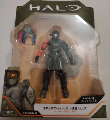 Halo Infinite Series 2 Action Figure Stand & Weaponry- SPARTAN AIR NEEDLER MISB • $48.99