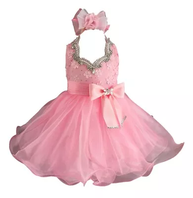 Jenniferwu Baby Girl Dress Princess Wedding Party Handmade Pageant Dress 3T • $15.99