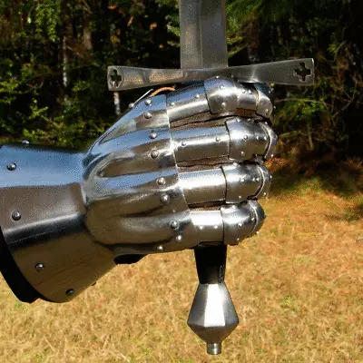 £72 • Buy Medieval Hourglass Gauntlets - Hand Armour / 16 Gauge Steel