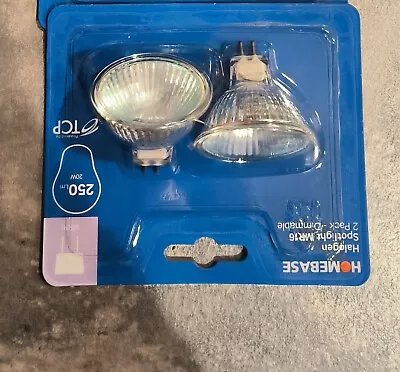 3 (6 Bulb)x Halogen Spotlight MR16  /pack Of 2 Spotlights Dimmable 250 Lm /20w  • £5