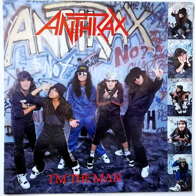 NEAR MINT Anthrax I'm The Man 12  Vinyl 1987 NM/NM Metallica Megadeth Slayer • £17.99
