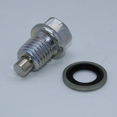 Magnetic Drain Plug Oil Sump - Thread Size M12 X 1.50 - 12mm X 1.50 (PSR0103-1) • $12.95