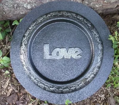 Love Birdbath Plastic Mold Plaster Concrete Casting Mould 9  X 1  Thick • $23.95