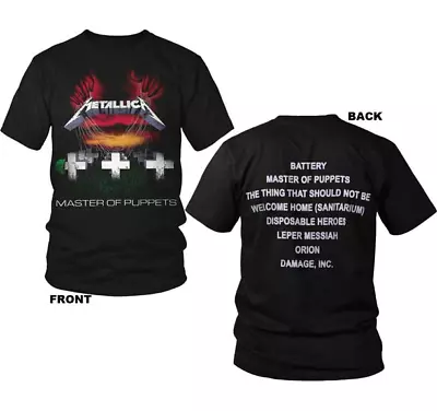 Metallica Master Of Puppets T-shirt (double Sided) • $17.99