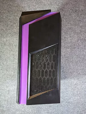 DIYPC DIY-F2-P Black/Purple SPCC Micro ATX Mini Tower Case • $21.52