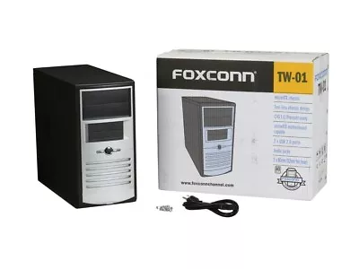 NIB Foxconn TW-01 Steel Micro ATX Mini Tower Computer Case • $25