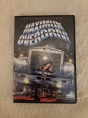 Stephen King's Maximum Overdrive (DVD 1986) Emilio Estevez • $14.99