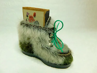 £4.49 • Buy Vintage Novelty Furry Boot Match Box Holder