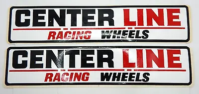 $10.95 • Buy **Lot Of 2** Large Vinyl Decal Sticker Vintage 12  Centerline Racing Wheels