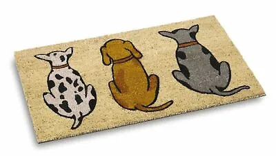 Coir Entrance Matting Door Mat Dog Hound Lovers Natural Coconut Husks 3 Lovely • £14.99